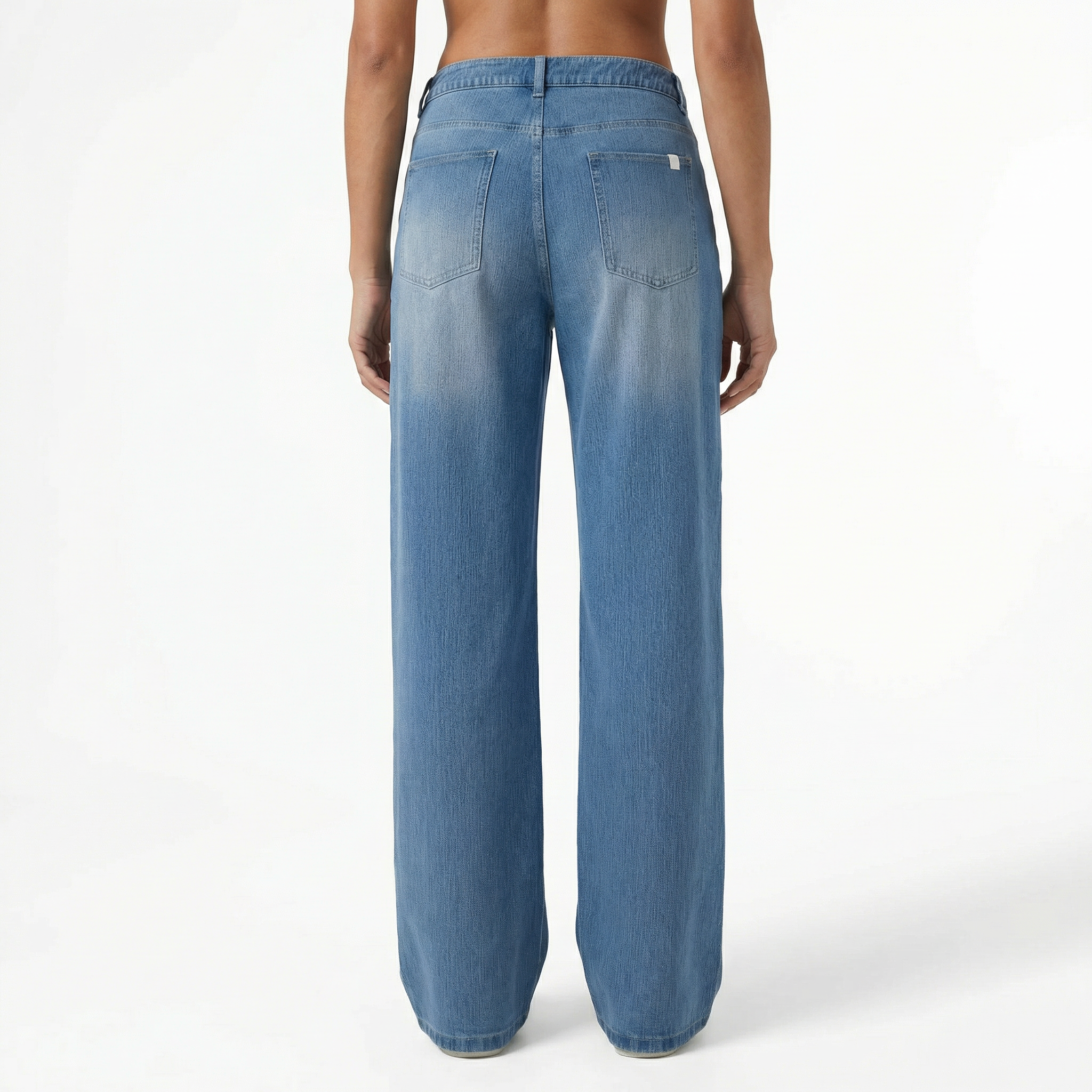 Velmora Studded Wide Jeans