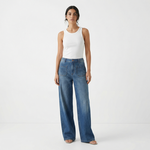 Aurevia Wide-Leg Jeans