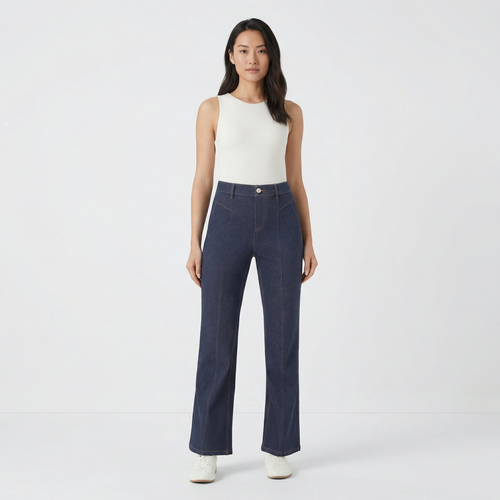 Orvessa Straight Jeans – Deep Indigo