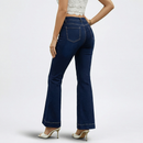 Noir Sculpt Flare Jeans – High-Waist Signature Fit