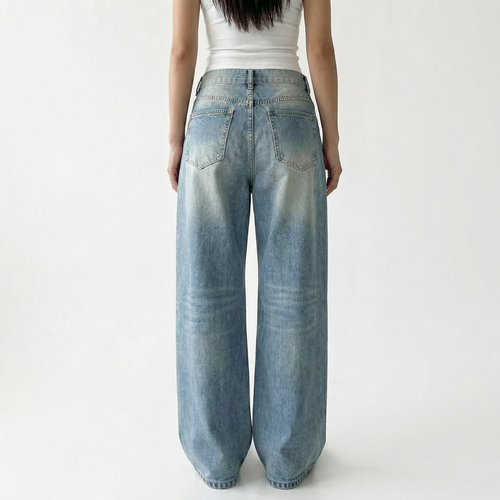 Aria Wide Jeans – High-Waist Relaxed Fit