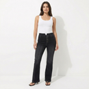 Selvara Sculpt Flare Jeans – Black