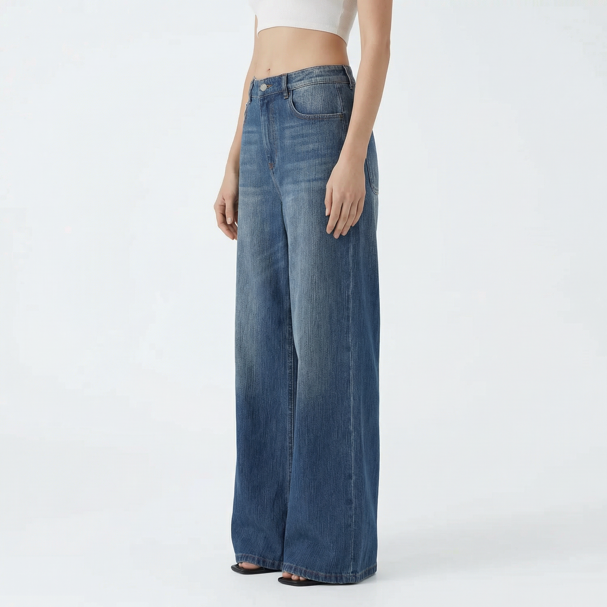 Aurevia Wide-Leg Jeans