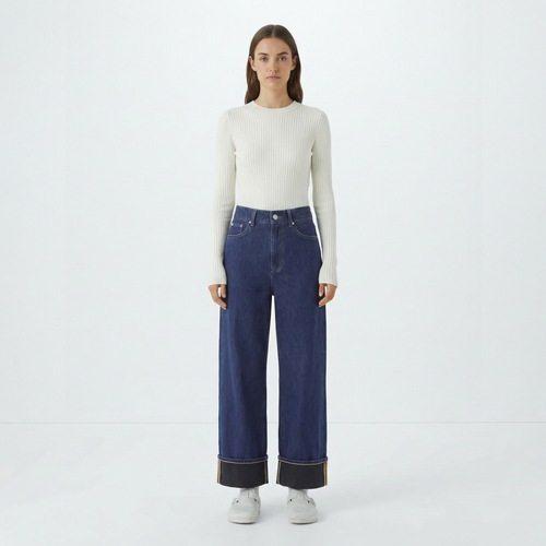 Seralya Cuffed Jeans