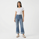 Nova Crop Flare Jeans – Mid-Rise Contour Fit
