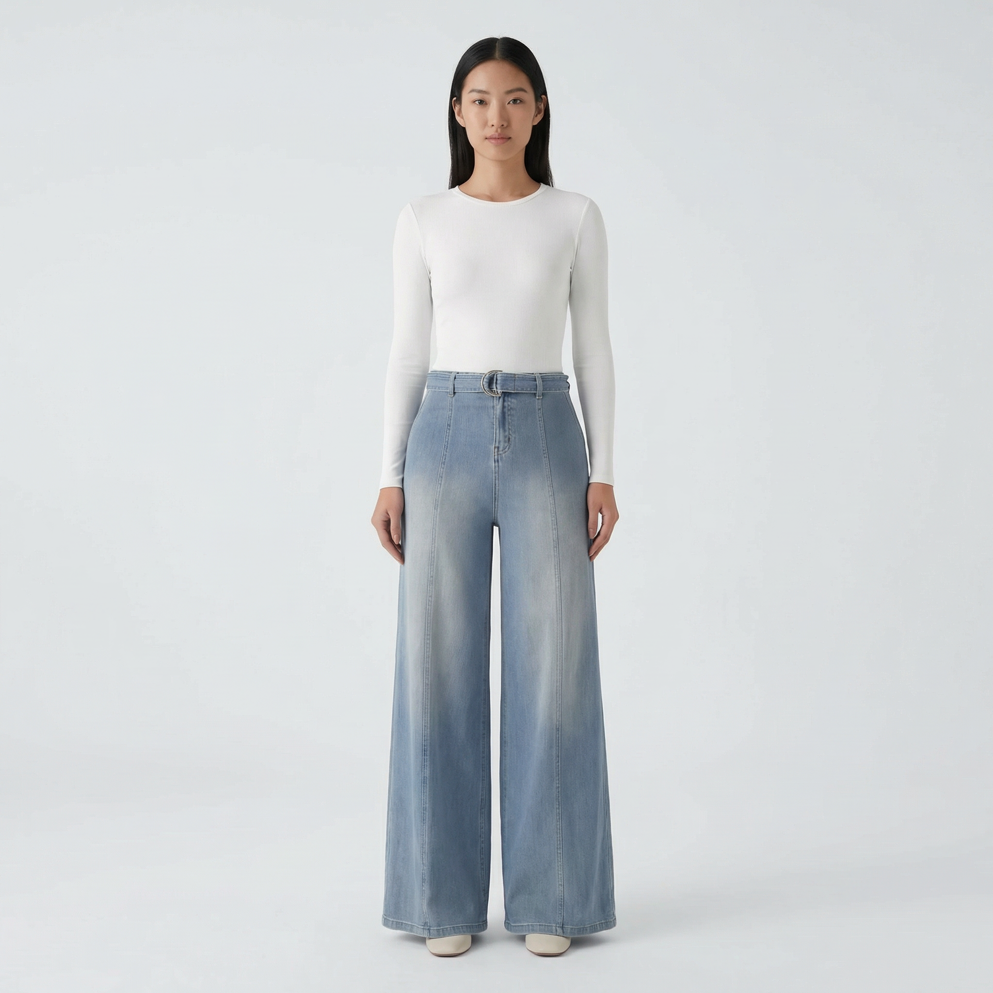 Aurora Wide Leg Jeans – High Waist Flow Fit