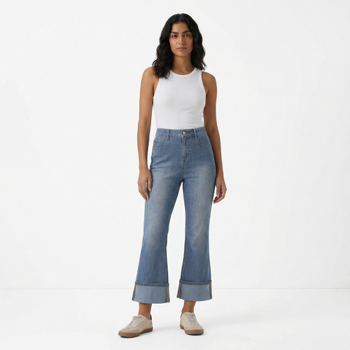 VIRENA Cropped Denim