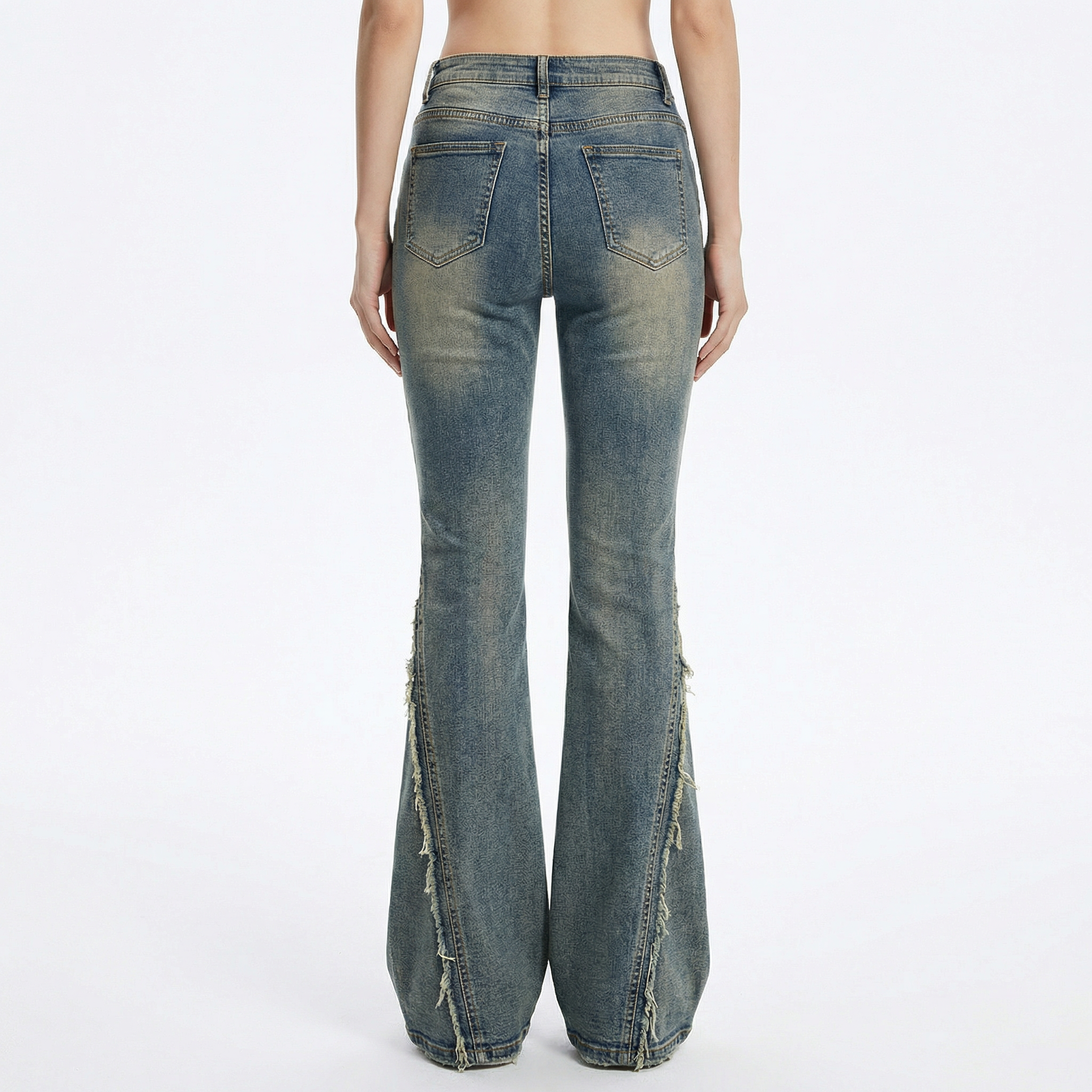 Aurevyn Reconstructed Flare Jeans