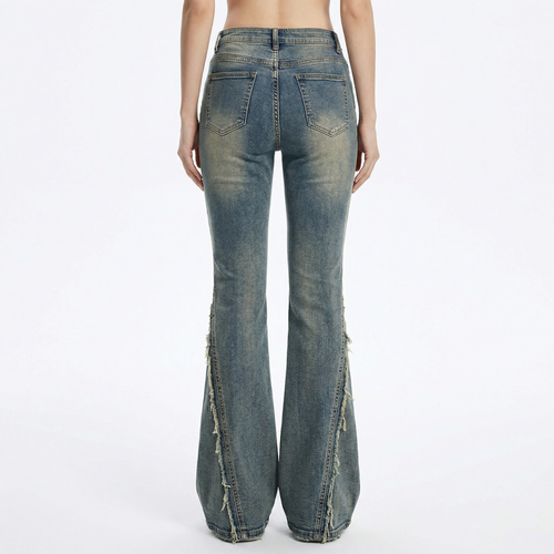 Aurevyn Reconstructed Flare Jeans