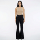 Luna Noir Flare Jeans – High-Waist Power Fit