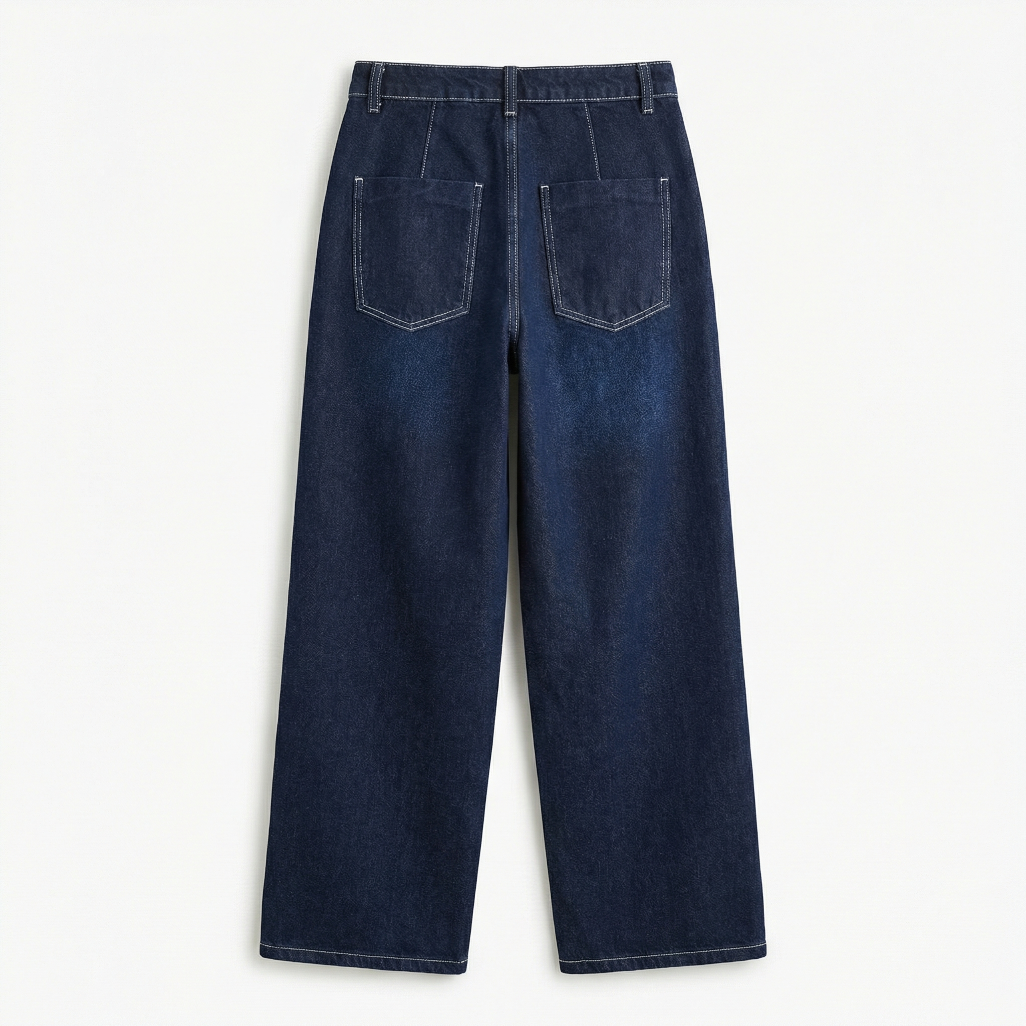 Nova Wide Jeans – High-Waist Button Front