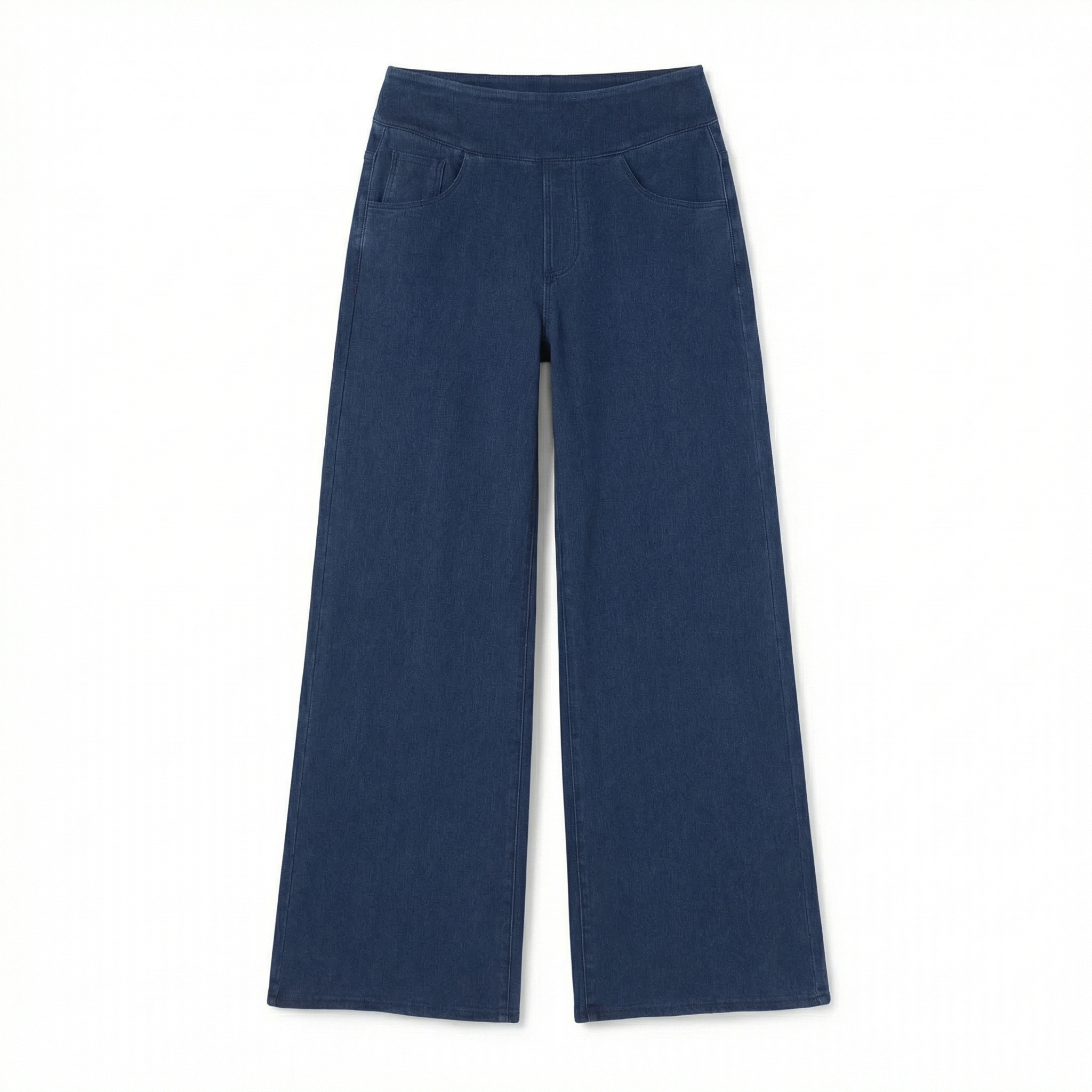 Elara Wide Jeans – Deep Blue